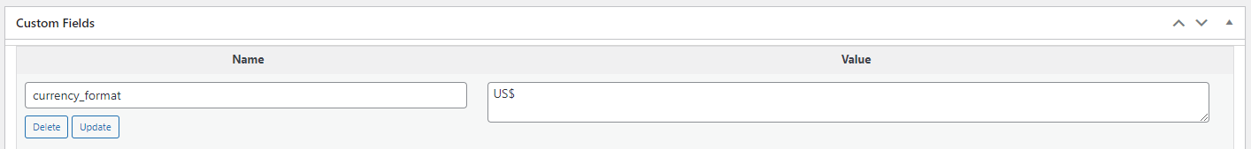 Was and Now WooCommerce Custom Currency Format example custom fields