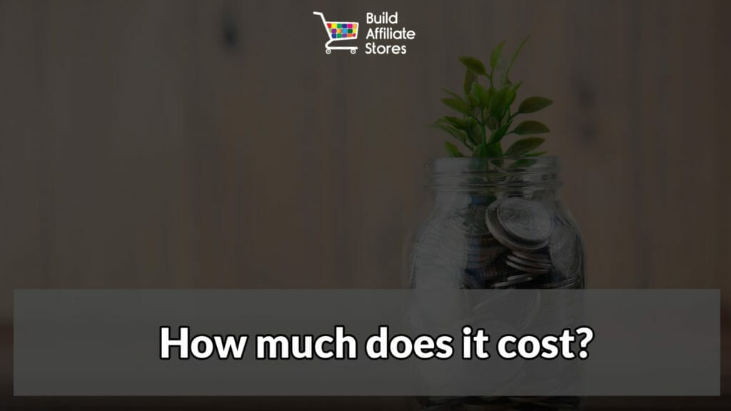 Build Affiliate Stores How much does it cost