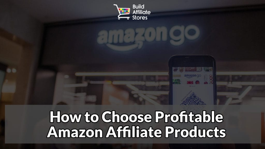 Build Affiliate Stores How to Choose Profitable Amazon Affiliate Products