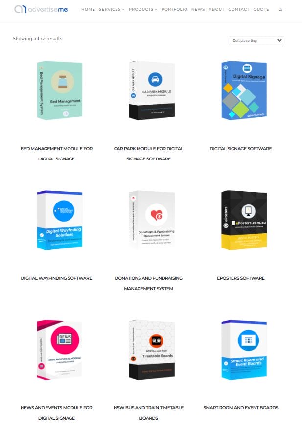 Build Affiliate Stores For Digital Signage Advertise Me Digital Solutions Products