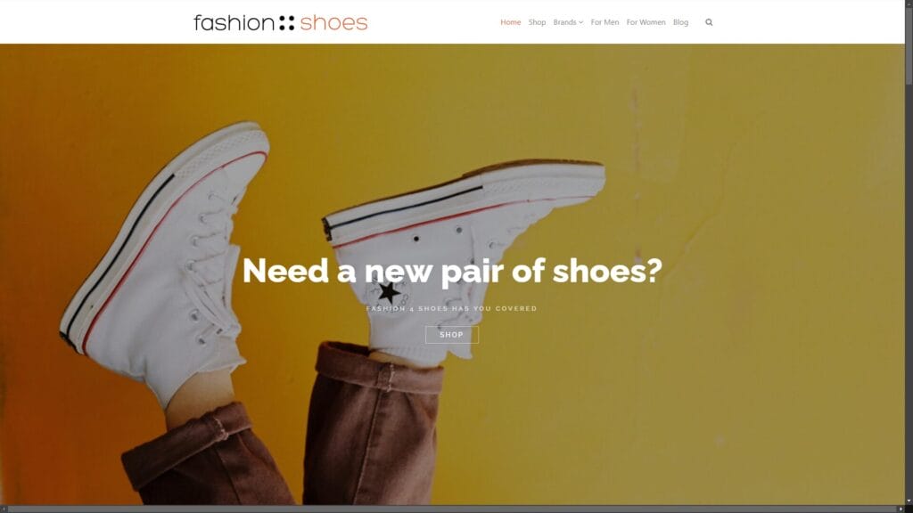 Build Affiliate Stores Fashion4shoes.com.au website